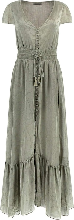 Produktbild Guess maxikleid mit v-auchnitt, damen gue detiny (S)