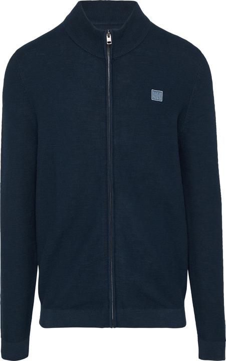 Image du produit s.Oliver Strickjacke Strukturierte Strickjacke mit Logo-Patch (3XL)