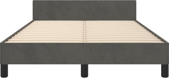 Produktbild vidaXL Bettgestell mit Kopfteil Samt (120 x 190 cm)