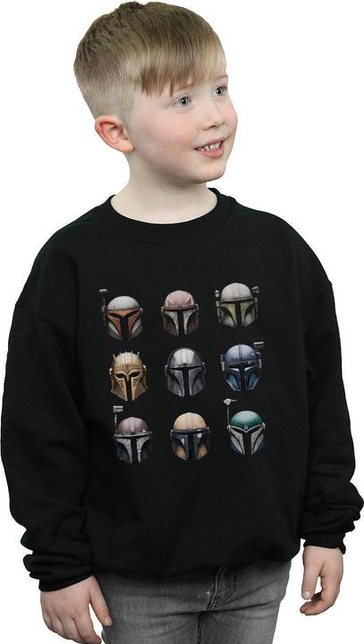 Produktbild Star Wars The Mandalorian Helmet Display Sweatshirt Jungen (152, 158)