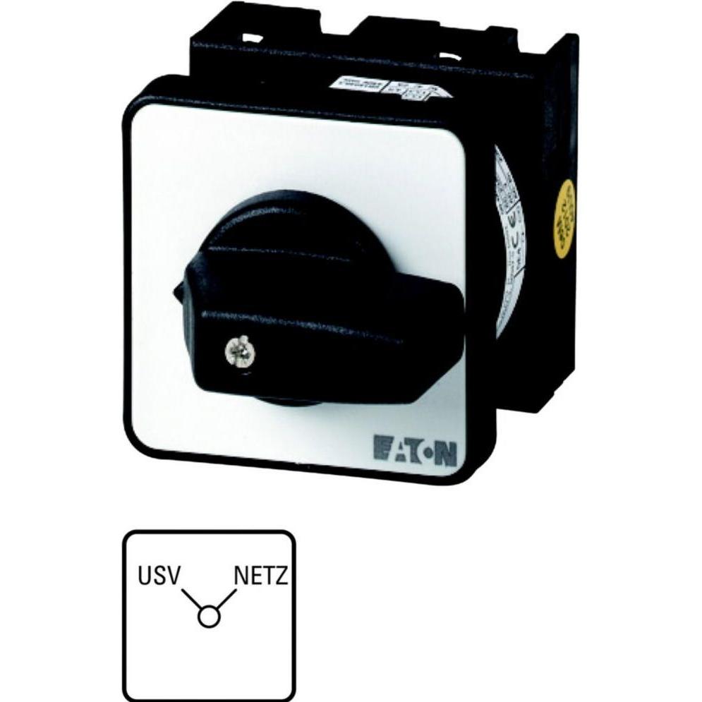 Eaton, Systemstromversorgung, Umschalter, T0, 20 A, Einbau, 2 98855