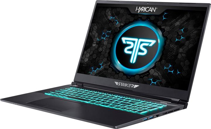 Actual product image Hyrican Striker 1667 Gaming Notebook 15.6" 240 Hz, i7-11800H, 32GB, 1TB SSD, RTX 3080 oBs (15.60", Intel Core i7-11800H, 32 GB, 1000 GB)