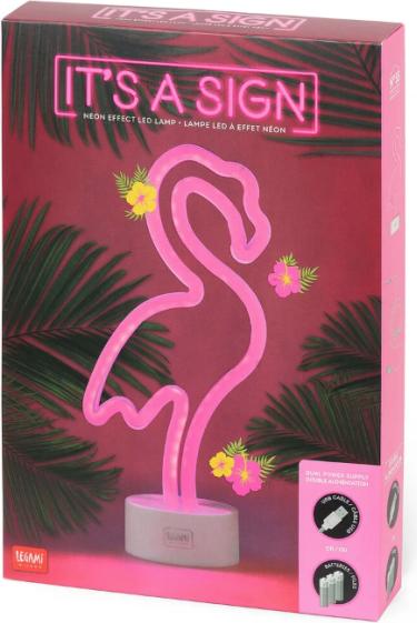 Image du produit Legami Lampe LED avec effet néon - Flamingo