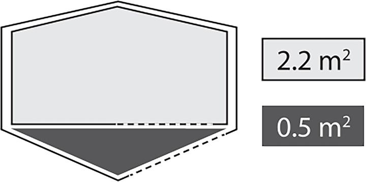 Produktbild Robens Starlight 2 Exp (Kuppelzelt, 2.50 kg, 2 Personen)
