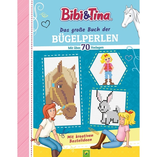 Image du produit Bibi & Tina Le grand livre des perles à repasser. Avec plus de 70 modèles à l'effigie de chevaux