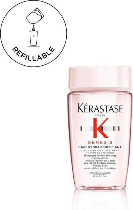 Image du produit Kérastase Mini Genesis Bain Hydra-Fortifiant (Shampoing liquide, 80 ml)