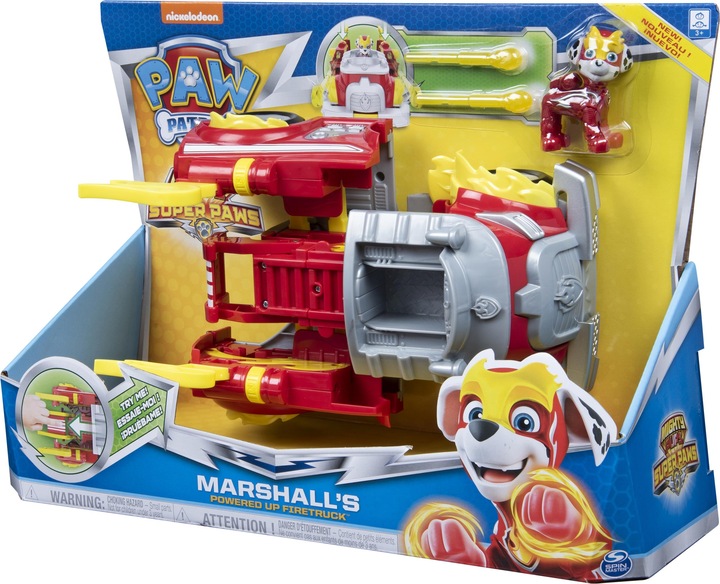 Immagine prodotto Spin Master Paw Patrol Mighty Pups Pups Chase's Powered Up Cruiser di Paw Patrol