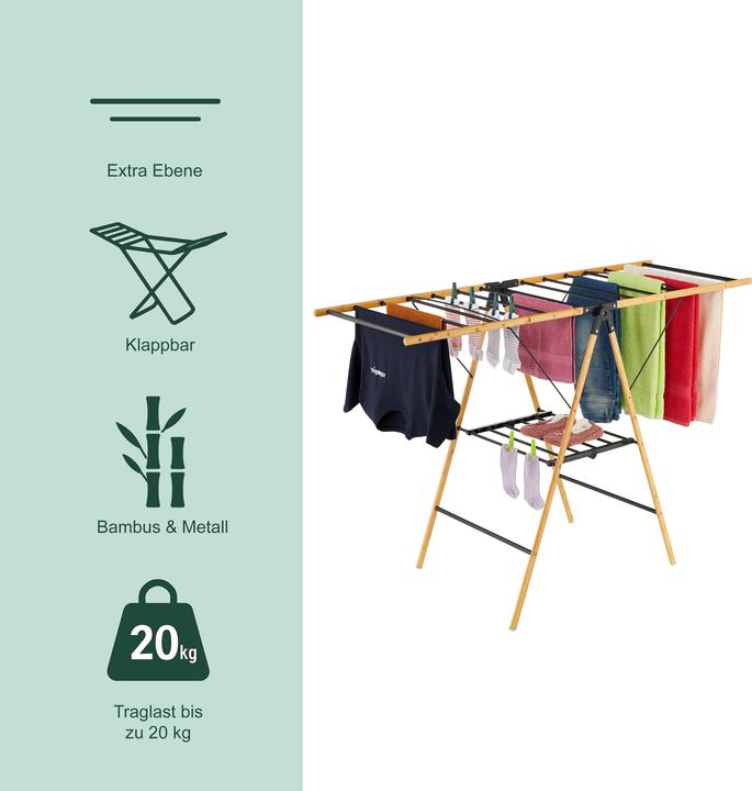 Actual product image Relaxdays Drying rack