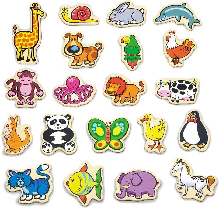 Image du produit Viga Toys Aimants animaux (20x)