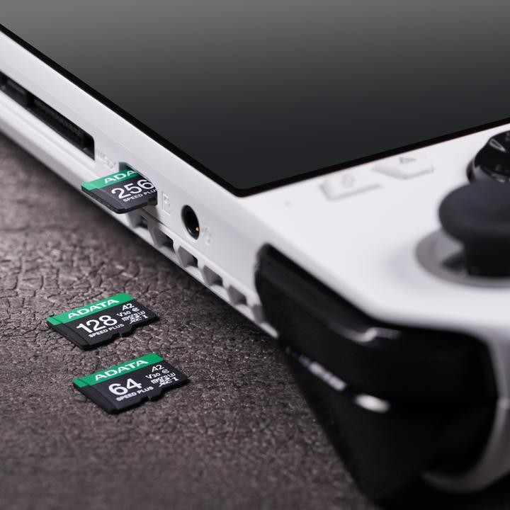 Produktbild Adata microSD 128GB Speed Plus UHS-I U3 + Adapter (128 GB, microSDXC, U3, UHS-I)