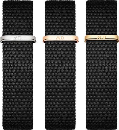 Actual product image Daniel Wellington Classic Petite Cornwall Silver (32 mm) (14 mm, Textile (Natoband))