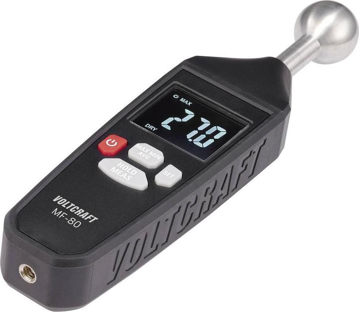 Actual product image Voltcraft MF-80 Material moisture meter Measuring range building moisture (range) 0 to 100.0% Measuring range