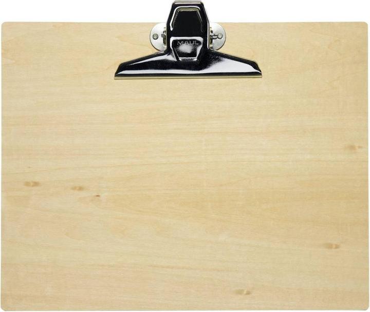 Image du produit Maul Klemmbrett MAULtilia 2394670 DIN A4 quer braun Holzhartfaser