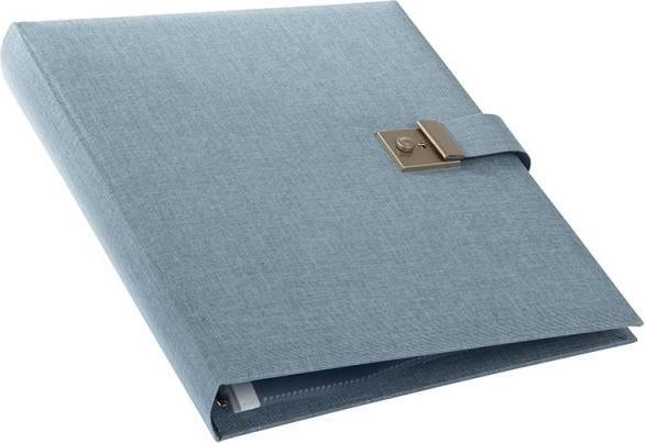 Produktbild Goldbuch Dokumentenmappe Summertime blau-grau, 4-Ring-Mechanik (1 x)