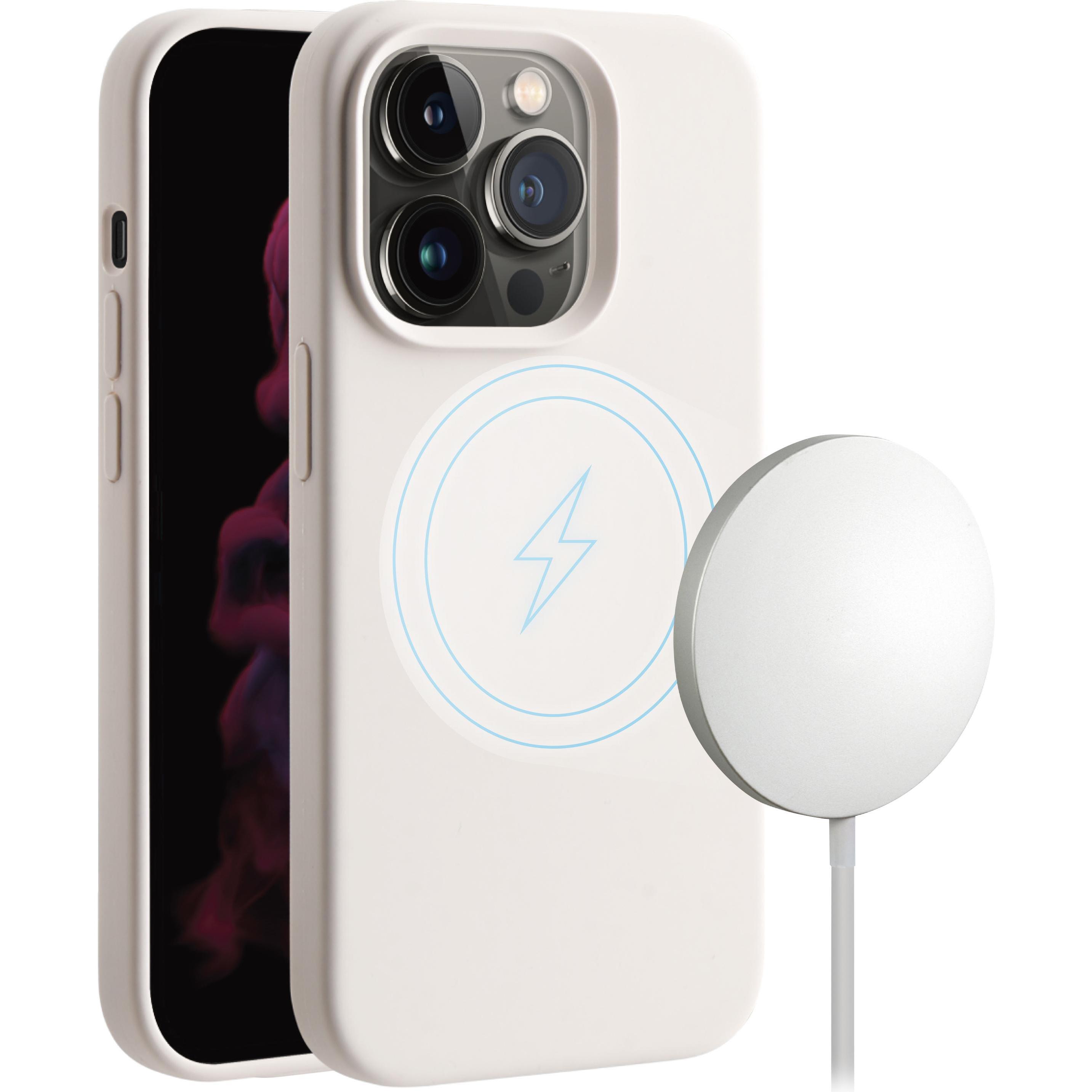 Thumbnail - Vivanco Mag Hype mobile phone case (6.1") Cover Beige (Apple iPhone 14 Pro), Smartphone Hülle, Beige