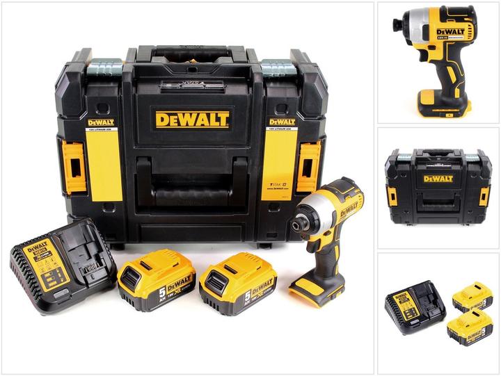Actual product image DeWalt DCF 787 P2 Battery Impact Wrench 18V 170Nm Brushless + 2x Battery 5,0Ah + Charger + TSTAK