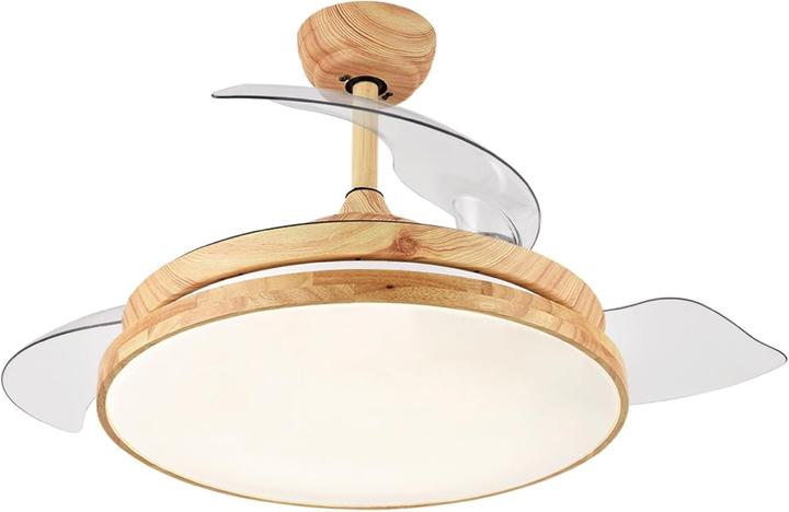 Produktbild Ventilatore Lampada in Metallo ABS Madera