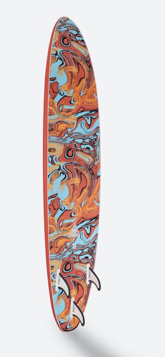Produktbild Olaian Surfboard Schaumstoff Kinder und Erwachsene 7' - 500 Soft orange (7')