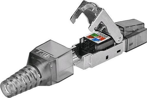 EGB RJ45 CAT 6 A network plug shielded 10 pcs.