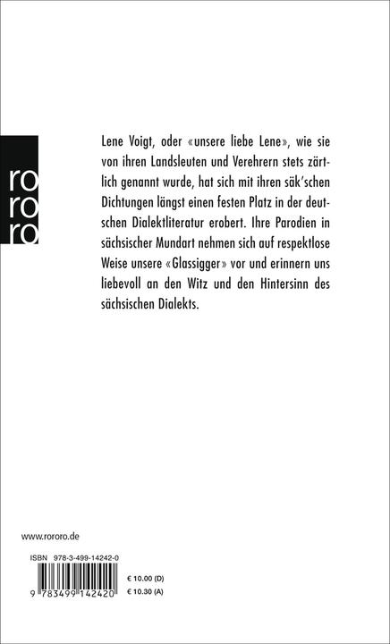 Produktbild Säk'sche Balladen (Deutsch, Lene Voigt, 1978)