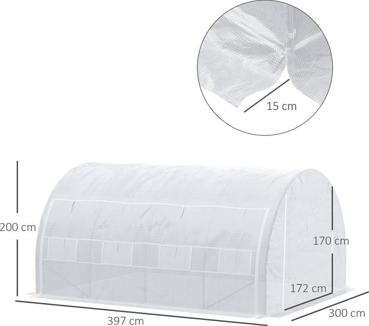Produktbild Outsunny Foliengewächshäus