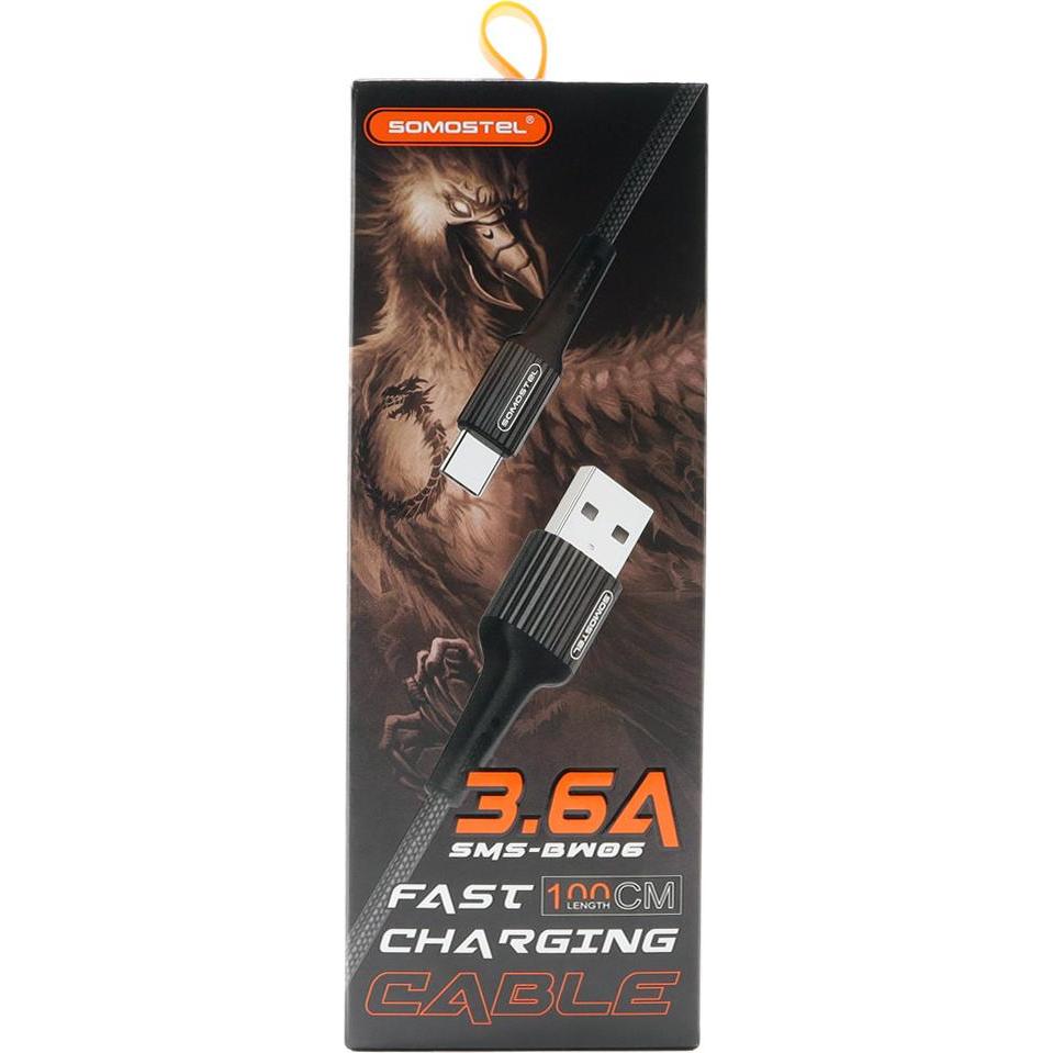 Somostel Cavo USB USB-A - USB-C 1 m Czerwony (025697) (USB 2.0), Cavo USB