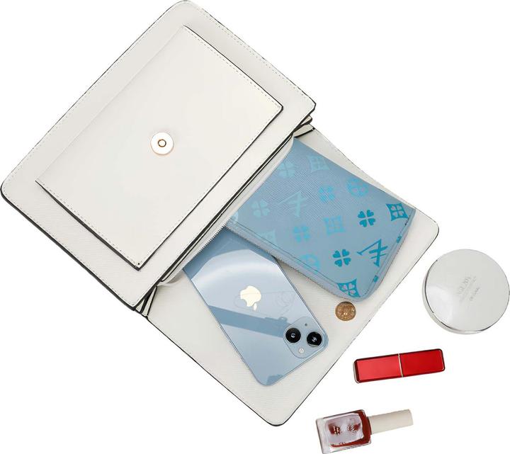 Produktbild Gallantry Damen Umhängetasche Goldkette Fronttasche Klappe