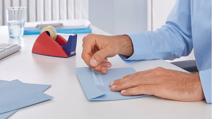 Actual product image tesa tesafilm EASY CUT table dispenser - Tape dispenser for rolls up to 33 m x 19 mm