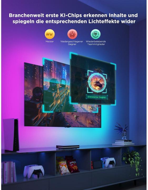 Produktbild Govee H6143 Taśma LED (Mehrfarbig, 496 cm, Indoor)