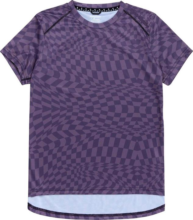 Image du produit Troy Lee Designs Womens Lilium SS Jersey, Twisted Checkers, deep purple, XS (XS)