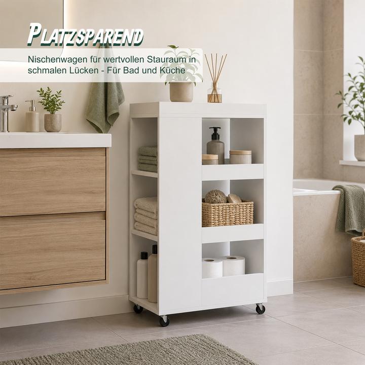 Image du produit Relaxdays Chariot de niche (18 x 60 x 85 cm)