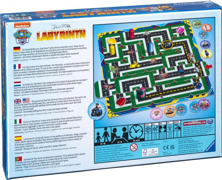 Productafbeelding Ravensburger Paw Patrol Junior Doolhof (Duits, Italiaans, Frans, Engels, Spaans)