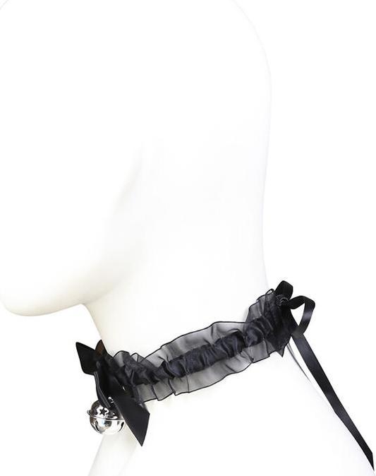 Actual product image Ohmama Fetish Lace Fetish Collar