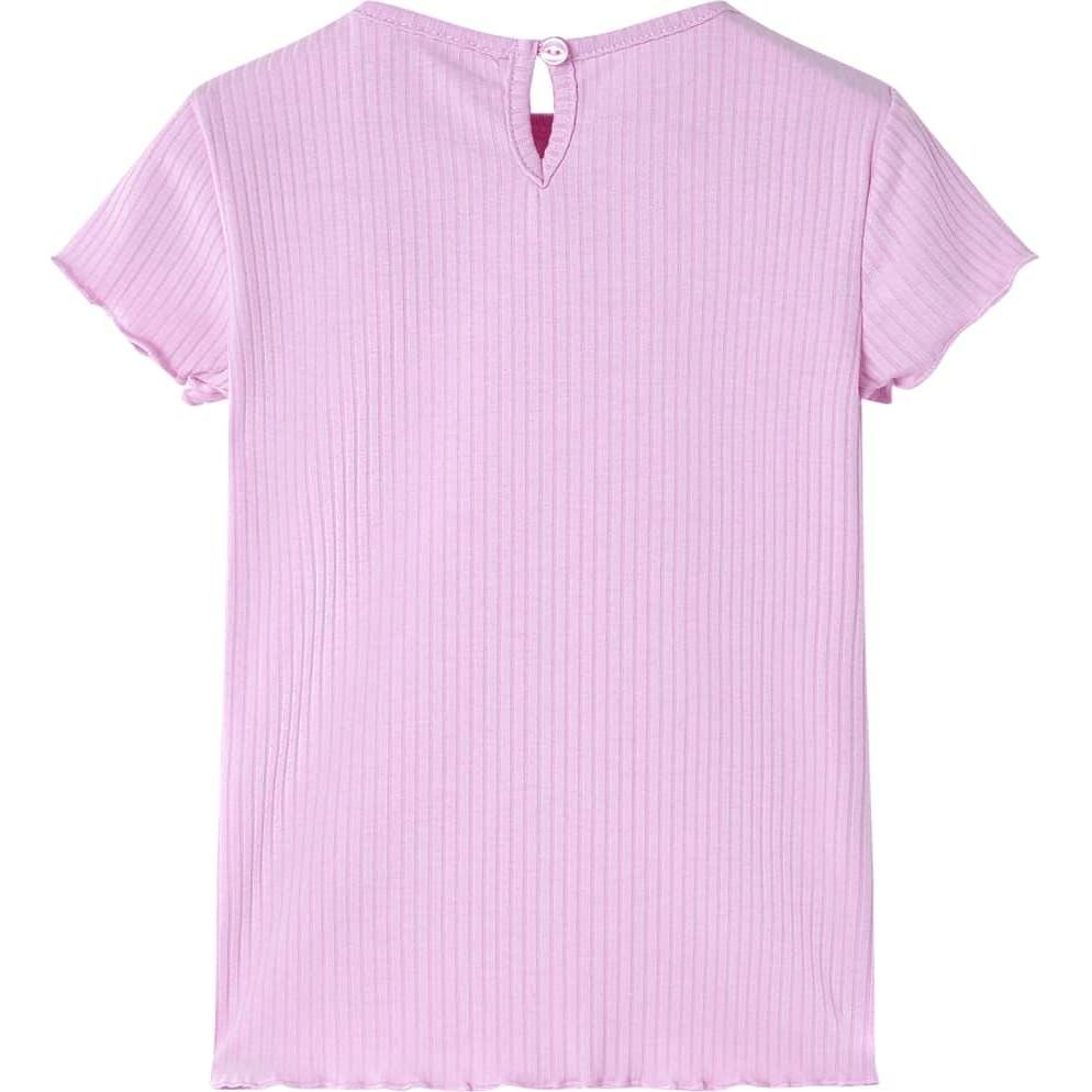 VidaXL, Unisex, Shirt, Kinder-T-Shirt Hellrosa 116,Material: 95 % Baumwolle. 5, Rosa, (116)