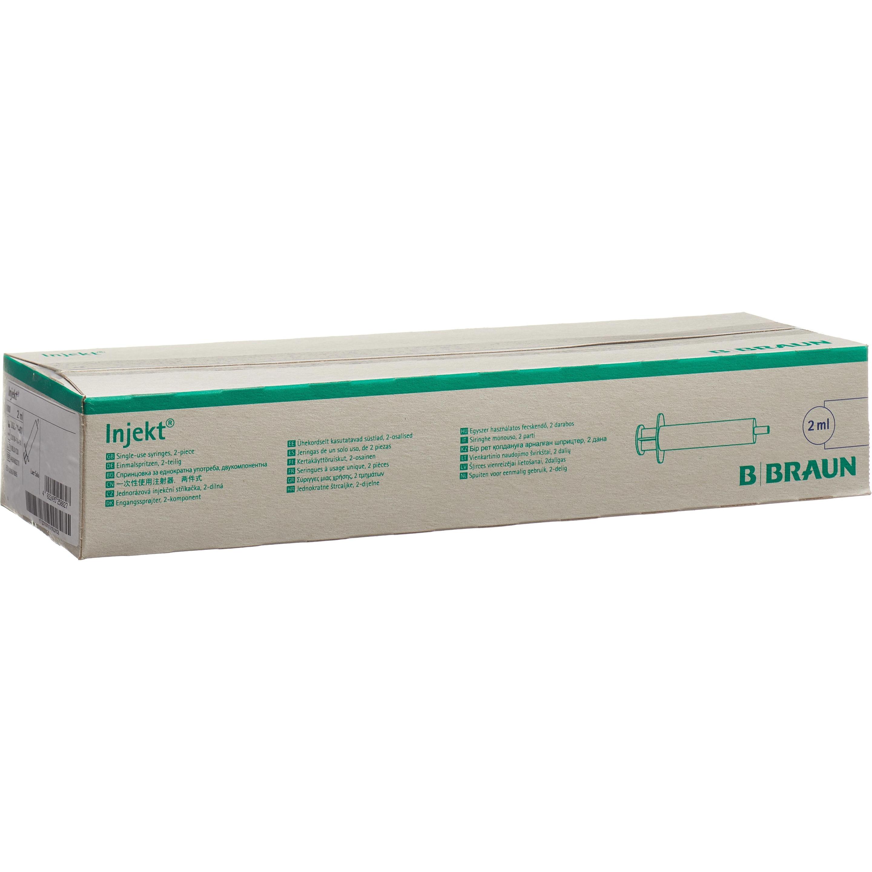 B.Braun, Praxisbedarf, Einmalspritzen mit Luer-Ansatz 2 ml / 0,1 ml