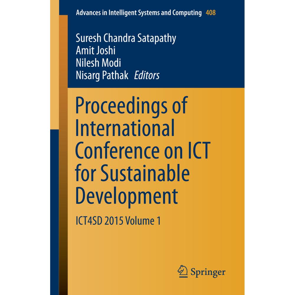 Proceedings of International Conference on ICT for Sustainable Development, Fachbücher von Nilesh Modi, Nisarg Pathak, S...