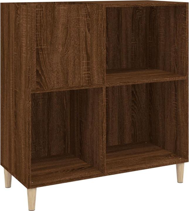 Produktbild vidaXL Plattenschrank Braun Eichen-Optik 84,5x38x89 cm Holzwerkstoff