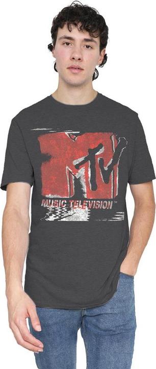 Actual product image MTV Unisex Adult Washed Out Logo T-Shirt (M)