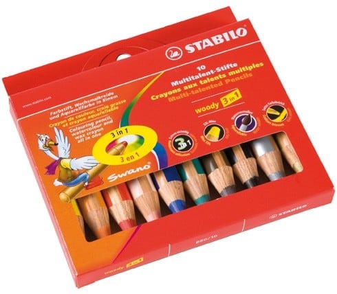 Image du produit STABILO woody 3 in 1 (Multicolore, 10 x)