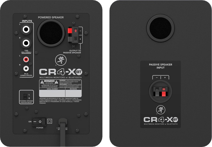 Actual product image Mackie CR4-XBT (Active, Pair, 1x 50 W)