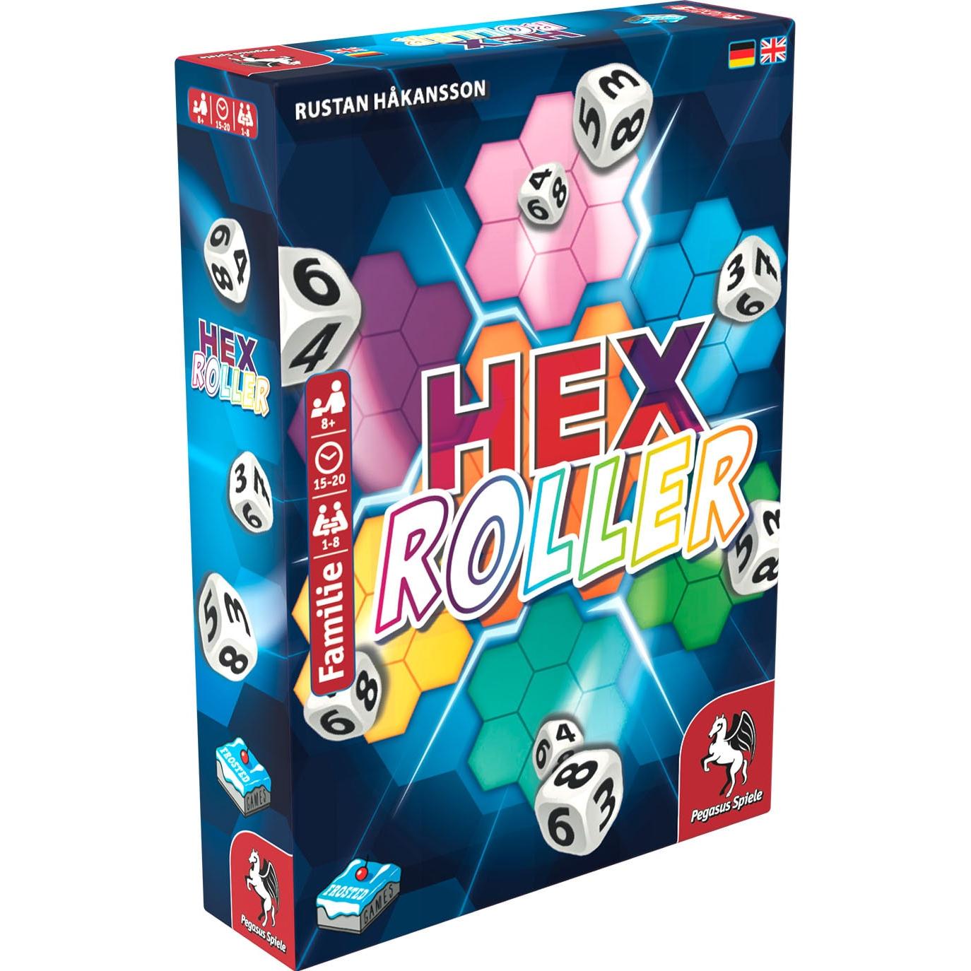 Pegasus 18329G - HexRoller, 1-8 giocatori, dagli 8 anni in su (Tedesco, 1 - 8 Giocatori)