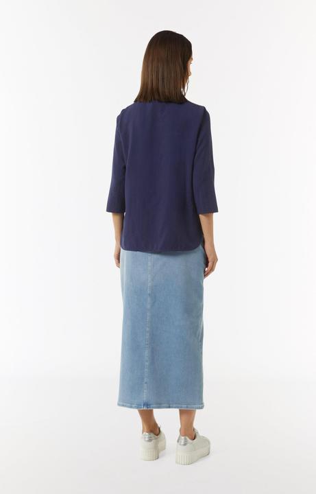 Immagine prodotto Comma Bluse Bluse aus Jacquard mit T-Shirt-Ausschnitt (32)