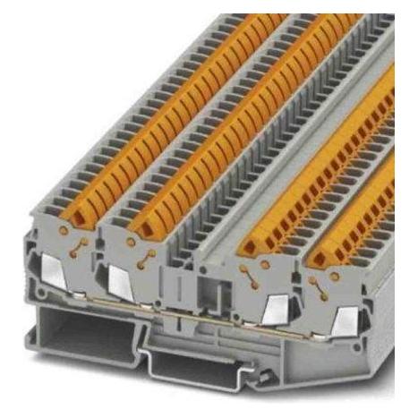 Phoenix Contact Grigio Qtc 2.5-Quattro 3206446 Terminale Modulare Passante 0,50 Mm² 2,50 Mm² 50 Pz., Cavo + Spina Elettrica,
