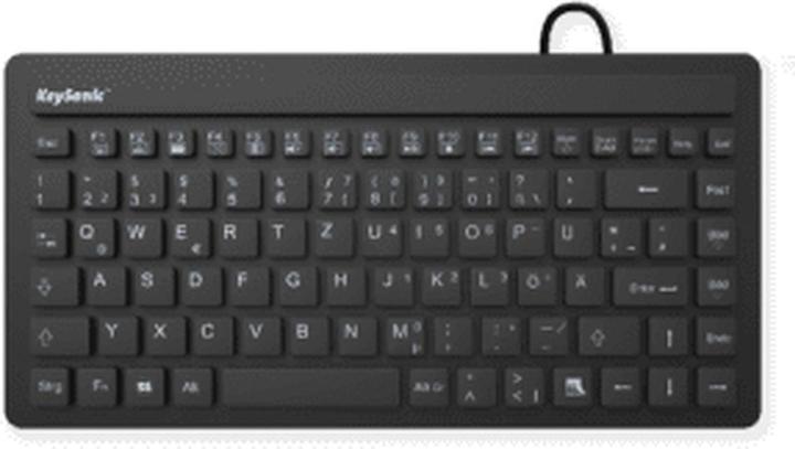 Actual product image KeySonic KSK-3230IN - Mini - Wired - USB - QWERTZ (DE, Cable)
