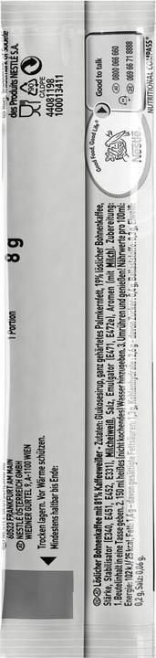 Valori nutrizionali e ingredienti Nescafé 2in1 Stix (80 g)