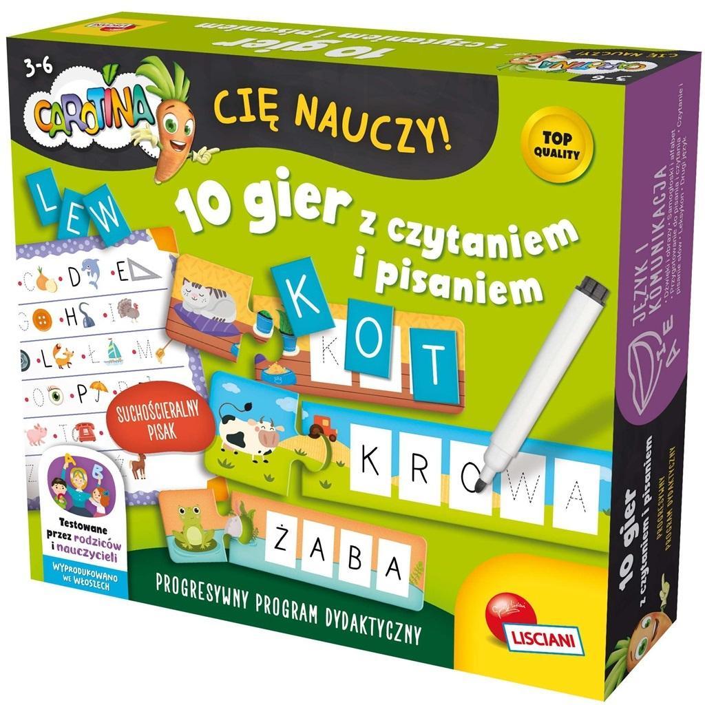 Lisciani Carotina-Set - 10 Lese- und Schreibspiele (Deutsch) (304-PL102839)