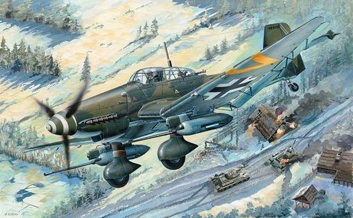 Actual product image Trumpeter Junkers Ju-87G-2 Stuka