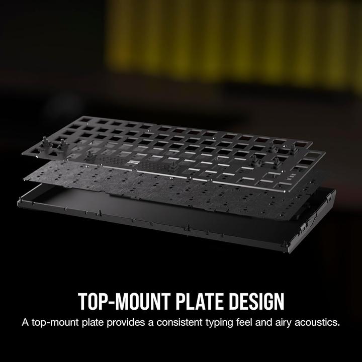 Actual product image Corsair Klaviatūra K65 Plus Belaidė mechaninė KB (Eng. Int., Wireless)