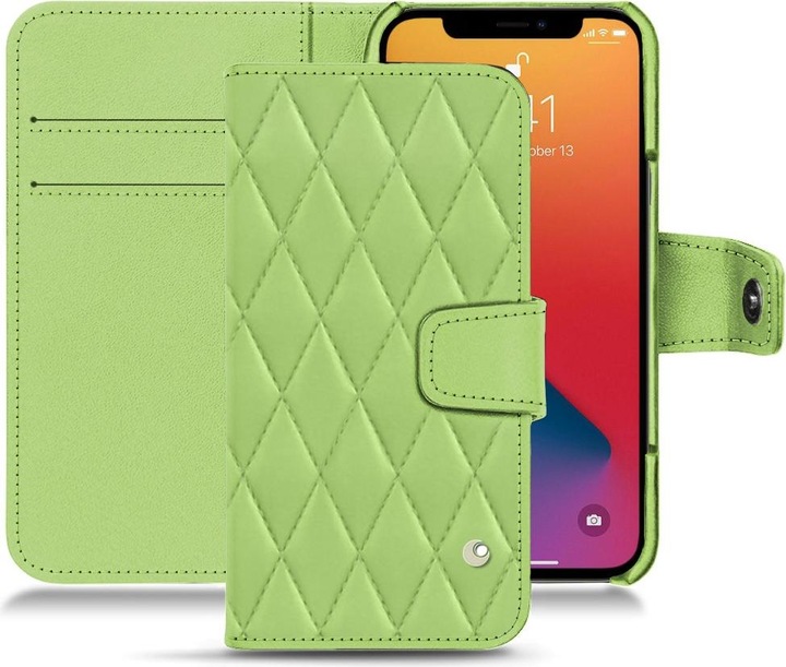 Noreve Lederschutzhülle Wallet (Apple iPhone 13 Pro Max)