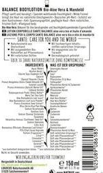 Image du produit Sante Lotion corporelle Balance Bio-Aloe & huile d'amande douce (Crème pour le corps, 150 ml)